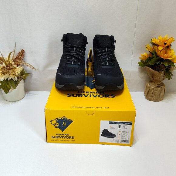 Herman Survivors Castle Carbon Safety Toe Work Shoes Men's 7.5 ASTM F2413-18 NIB - Picture 4 of 10